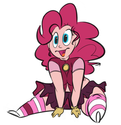 Size: 644x665 | Tagged: safe, artist:php27, artist:ross irving, character:pinkie pie, colored, humanized