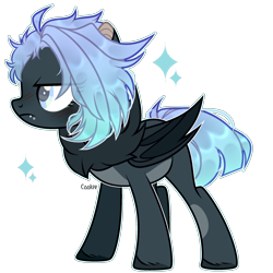 Size: 2132x2128 | Tagged: safe, artist:lazuli, oc, oc only, species:bat pony, species:pony, g4, bat pony oc, bat wings, chest fluff, commission, frown, simple background, solo, transparent background, wings, ych result
