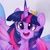 Size: 1024x1024 | Tagged: safe, ai model:thisponydoesnotexist, character:twilight sparkle, species:alicorn, species:pony, g4, artificial intelligence, happy, neural network