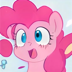 Size: 1024x1024 | Tagged: safe, ai model:thisponydoesnotexist, character:pinkie pie, g4, accidentally a canon character, artificial intelligence, neural network