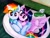 Size: 3096x2322 | Tagged: safe, artist:liaaqila, character:rainbow dash, character:twilight sparkle, character:twilight sparkle (alicorn), species:alicorn, species:pegasus, species:pony, ship:twidash, g4, bathtub, behaving like a cat, commission, counter, counter top, countertop, cute, dashabetes, duo, eye clipping through hair, faucet, female, high res, horn, if i fits i sits, lesbian, looking at you, lying down, mare, on back, shipping, sink, spread wings, traditional art, twiabetes, wings