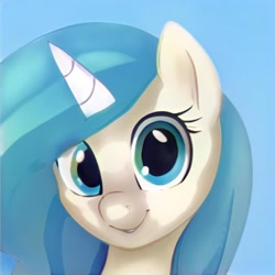 Size: 1024x1024 | Tagged: safe, ai model:thisponydoesnotexist, species:pony, species:unicorn, g4, cute, female, mare, neural network, not celestia, smiling