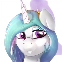 Size: 1024x1024 | Tagged: safe, ai model:thisponydoesnotexist, character:princess celestia, g4, artificial intelligence, neural network, uncanny valley