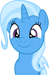 Size: 2000x3009 | Tagged: safe, artist:agrol, artist:luckreza8, character:trixie, species:pony, species:unicorn, g4, .svg available, cute, diatrixes, female, great and powerful, happy, high res, mare, simple background, smiling, transparent background, vector, weapons-grade cute
