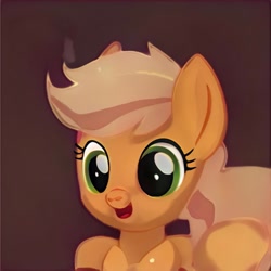 Size: 1024x1024 | Tagged: safe, ai model:thisponydoesnotexist, character:applejack, g4, neural network, solo