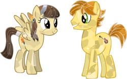 Size: 6051x3810 | Tagged: safe, artist:vector-brony, character:wild fire, oc, oc:mandopony, crystallized, female, male, mandofire, shipping, sibsy, simple background, straight, transparent background