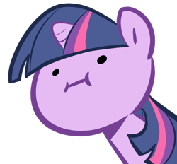 Size: 554x515 | Tagged: safe, artist:php27, character:twilight sparkle, :i, reaction image, wut face