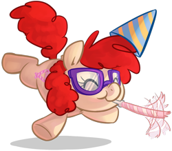 Size: 1000x876 | Tagged: safe, artist:php27, character:twist, birthday, clothing, glasses, hat, party hat