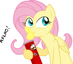 Size: 3681x3201 | Tagged: safe, artist:drewdini, artist:joey darkmeat, character:fluttershy, species:duck, aflac, behaving like a duck, chips, duckface, female, flutterduck, high res, pringles, pringlesface, simple background, solo, transparent background, vector