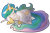 Size: 1013x660 | Tagged: source needed, safe, artist:php27, character:princess celestia, species:alicorn, species:pony, g4, cute, cutelestia, eyes closed, female, floppy ears, mare, on side, simple background, sleeping, solo, spread wings, transparent background, wings