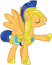 Size: 4842x6000 | Tagged: safe, artist:masem, character:flash sentry, species:pony, equestria girls:equestria girls, g4, my little pony: equestria girls, my little pony:equestria girls, absurd resolution, brad, dreamy cutebottom, equestria girls ponified, male, ponified, royal guard, simple background, solo, transparent background, vector