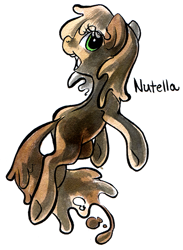 Size: 587x800 | Tagged: safe, artist:php27, food pony, nutella, nutella pony, original species, ponified
