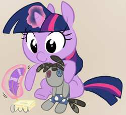 Size: 556x508 | Tagged: safe, artist:php27, character:smarty pants, character:twilight sparkle, colored