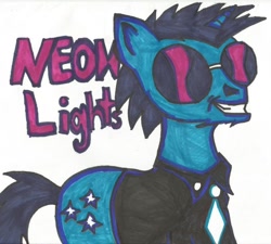 Size: 942x848 | Tagged: safe, artist:krazykari, character:neon lights, character:rising star, solo