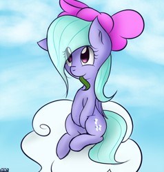Size: 2000x2100 | Tagged: safe, artist:freefraq, character:flitter, cloud, cloudy, cute, female, filly, flitterbetes, solo