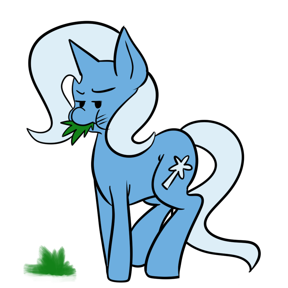 Size: 1000x1000 | Tagged: safe, artist:fauxsquared, character:trixie, species:pony, species:unicorn, animated, cardboard cutout, female, mare, sleeping, solo, trixie is magic, tumblr, z, zzz