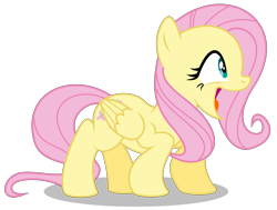Size: 7927x6000 | Tagged: safe, artist:masem, character:fluttershy, episode:castle mane-ia, g4, my little pony: friendship is magic, absurd resolution, face, faec, female, happy, open mouth, profile, simple background, smiling, solo, transparent background, vector