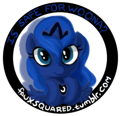 Size: 734x701 | Tagged: safe, artist:fauxsquared, character:princess luna, species:pony, cute, faux is gonna kill us all!!!, female, not safe for woona, solo, weapons-grade cute, woona
