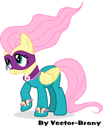 Size: 4434x5400 | Tagged: safe, artist:vector-brony, character:fluttershy, character:saddle rager, episode:power ponies, g4, my little pony: friendship is magic, absurd resolution, female, simple background, solo, transparent background, vector