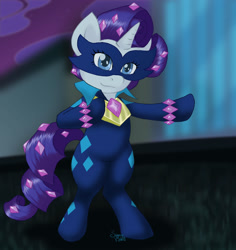 Size: 2360x2500 | Tagged: safe, artist:sugaryviolet, character:radiance, character:rarity, species:pony, episode:power ponies, g4, my little pony: friendship is magic, bipedal, clothing, costume, female, solo