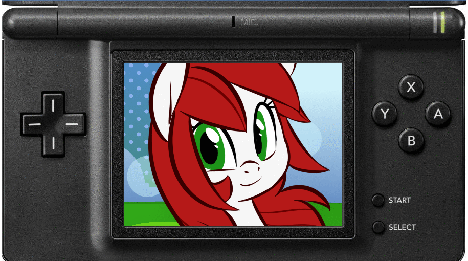 Size: 915x510 | Tagged: safe, artist:jessy, oc, oc only, oc:palette swap, species:earth pony, species:pony, animated, crossover, cute, frame by frame, hnnng, nintendo ds, nintendo ds lite, ocbetes, pokémon, pokémon amie, solo, tumblr:ask palette swap, weapons-grade cute