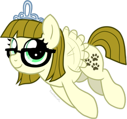 Size: 706x657 | Tagged: safe, artist:tambelon, character:zipporwhill, species:pegasus, species:pony, episode:filli vanilli, g4, my little pony: friendship is magic, cute, female, filly, flying, glasses, simple background, solo, zipporbetes