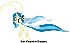 Size: 3628x2215 | Tagged: safe, artist:vector-brony, oc, oc only, oc:tina fountain heart, species:breezies, species:pony, episode:it ain't easy being breezies, g4, my little pony: friendship is magic, breeziefied, female, mare, simple background, solo, species swap, transparent background, vector