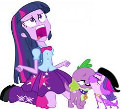 Size: 1600x1435 | Tagged: safe, artist:pinkiepieparties, artist:strumfreak, artist:vector-brony, character:spike, character:twilight sparkle, species:dog, my little pony:equestria girls, crossover, crossover shipping, exploitable meme, female, hundreds of users filter this tag, littlest pet shop, male, meme, shipping, spike the dog, straight, twiscream, zoe trent, zoespike