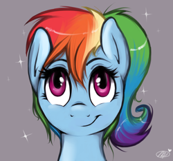 Size: 1600x1500 | Tagged: safe, artist:meggchan, character:rainbow dash, species:pegasus, species:pony, alternate hairstyle, cute, female, mare, portrait, solo