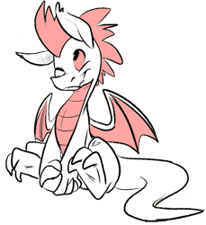 Size: 473x517 | Tagged: safe, artist:php27, artist:venezolanbrony, edit, character:fizzle, species:dragon, cute, fizzabetes, male, solo, teenaged dragon