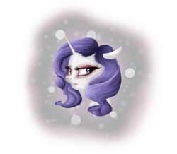 Size: 956x835 | Tagged: safe, artist:xebck, character:rarity, alternate hairstyle, female, portrait, simple background, solo, transparent background