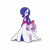 Size: 3500x3500 | Tagged: safe, artist:navitaserussirus, character:rarity, character:sweetie belle, g4, crossover, cute, diasweetes, female, gardevoir, high res, kirlia, pokémon, simple background, sisters, species swap, transparent background