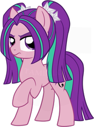 Size: 601x816 | Tagged: safe, artist:tambelon, character:aria blaze, species:earth pony, species:pony, equestria girls:rainbow rocks, g4, my little pony: equestria girls, my little pony:equestria girls, equestria girls ponified, female, lightly watermarked, mare, ponified, solo, watermark