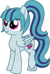 Size: 554x816 | Tagged: safe, artist:tambelon, character:sonata dusk, species:pegasus, species:pony, equestria girls:rainbow rocks, g4, my little pony: equestria girls, my little pony:equestria girls, equestria girls ponified, female, lightly watermarked, mare, ponified, solo, watermark