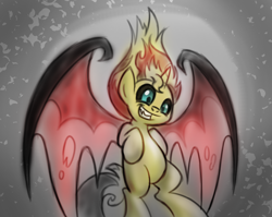 Size: 1750x1394 | Tagged: safe, artist:drawponies, character:sunset satan, character:sunset shimmer, species:pony, g4, my little pony:equestria girls, demon, equestria girls ponified, ponified, sunset satan