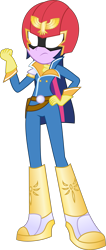 Size: 2125x5000 | Tagged: safe, artist:xebck, character:twilight sparkle, character:twilight sparkle (alicorn), species:alicorn, my little pony:equestria girls, captain falcon, clothing, costume, f-zero, female, simple background, solo, transparent background, vector