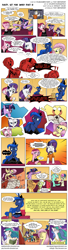 Size: 1307x4786 | Tagged: safe, artist:doublewbrothers, artist:pony-berserker, artist:saturdaymorningproj, character:applejack, character:big mcintosh, character:bon bon, character:bulk biceps, character:fluttershy, character:granny smith, character:lyra heartstrings, character:princess celestia, character:princess luna, character:rarity, character:sweetie drops, character:thunderlane, character:twilight sparkle, character:twilight velvet, oc, oc:tom the crab, species:alicorn, species:earth pony, species:pegasus, species:pony, species:unicorn, comic:rarity get your sword, book, clothing, comic, court, courtroom, dark comedy, gavel, implied death, implied hanging, judge, male, prison outfit, stallion, toilet, trial, uselesstia
