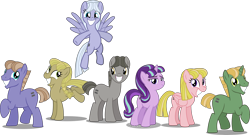 Size: 5355x2894 | Tagged: safe, artist:vector-brony, character:offbeat, character:starlight glimmer, episode:the cutie map, g4, my little pony: friendship is magic, equal cutie mark, lemon custard, simple background, transparent background, vector