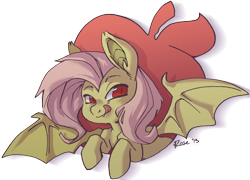 Size: 976x701 | Tagged: safe, artist:php27, character:flutterbat, character:fluttershy, female, solo