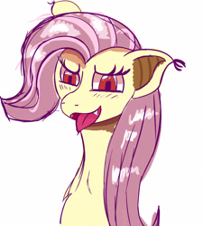 Size: 2587x2872 | Tagged: safe, artist:chapaevv, character:flutterbat, character:fluttershy, female, solo