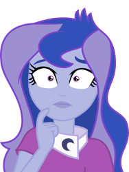 Size: 4723x6285 | Tagged: safe, artist:luckreza8, character:princess luna, character:vice principal luna, episode:photo finished, equestria girls:friendship games, g4, my little pony: equestria girls, my little pony:equestria girls, .svg available, absurd resolution, female, looking at you, oh crap face, simple background, solo, transparent background, vector, vice principal luna, wrong eye color
