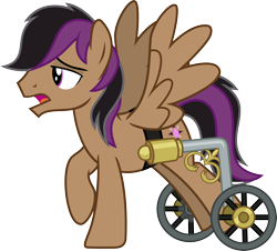 Size: 3515x3176 | Tagged: safe, artist:vector-brony, character:stellar eclipse, species:pegasus, species:pony, cute, handicapped, male, open mouth, raised hoof, simple background, solo, spread wings, stallion, transparent background, vector, wheelchair, wings