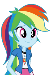 Size: 9129x13754 | Tagged: safe, artist:luckreza8, character:rainbow dash, equestria girls:friendship games, g4, my little pony: equestria girls, my little pony:equestria girls, .svg available, absurd resolution, clothing, cute, dashabetes, female, inkscape, simple background, skirt, smiling, solo, transparent background, vector