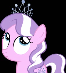 Size: 1151x1280 | Tagged: safe, artist:crimson, character:diamond tiara, species:pony, black background, eyeroll, female, simple background, solo, vector