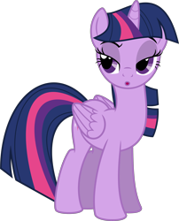 Size: 5000x6175 | Tagged: safe, artist:aureai, character:twilight sparkle, character:twilight sparkle (alicorn), species:alicorn, species:pony, episode:simple ways, g4, my little pony: friendship is magic, .svg available, absurd resolution, bedroom eyes, female, mare, raised eyebrow, simple background, so?, solo, transparent background, vector