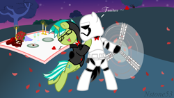 Size: 4800x2700 | Tagged: safe, artist:nstone53, oc, spoilers for another series, crossover, finn (star wars), fn-2199, ponified, star wars, star wars: the force awakens, tr-8r