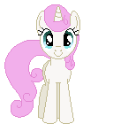 Size: 128x140 | Tagged: safe, artist:onil innarin, derpibooru original, character:twinkleshine, species:pony, c:, female, looking at you, mare, pixel art, solo