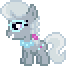 Size: 66x66 | Tagged: safe, artist:anonycat, character:silver spoon, desktop ponies, animated, female, simple background, sprite, transparent background