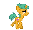 Size: 106x96 | Tagged: safe, artist:anonycat, character:snails, desktop ponies, animated, simple background, sprite, transparent background