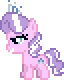 Size: 64x80 | Tagged: safe, artist:anonycat, character:diamond tiara, desktop ponies, animated, female, simple background, sprite, transparent background